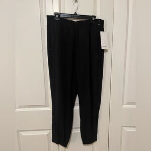 Lululemon Black Tearaway Mid-Rise Track Pant, NWT, Size 12